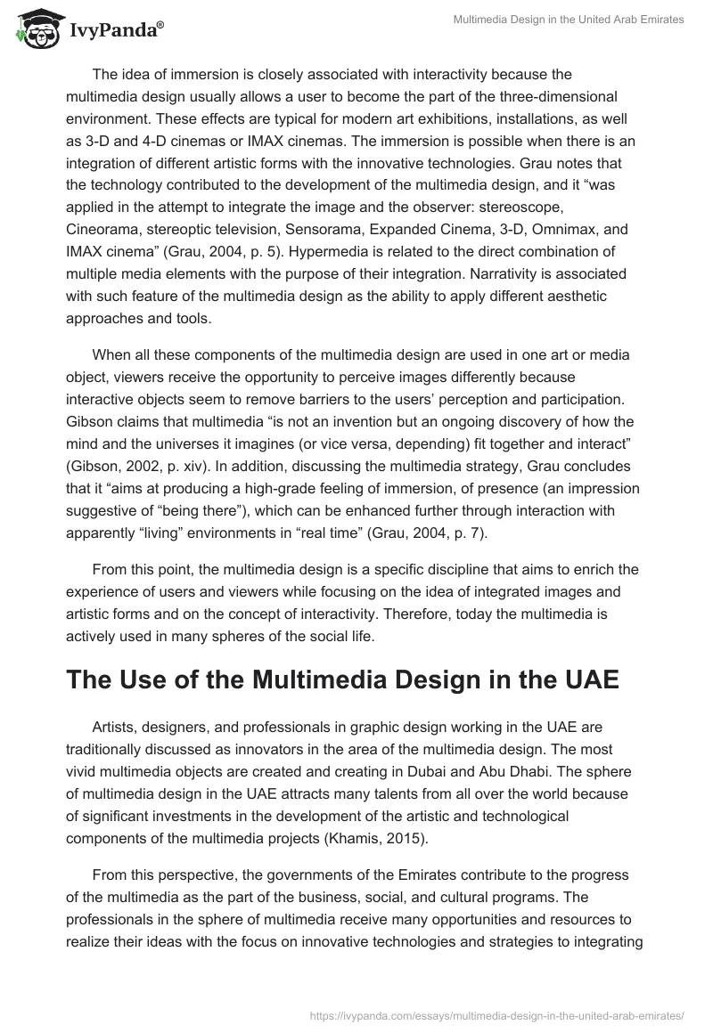 Multimedia Design in the United Arab Emirates. Page 2
