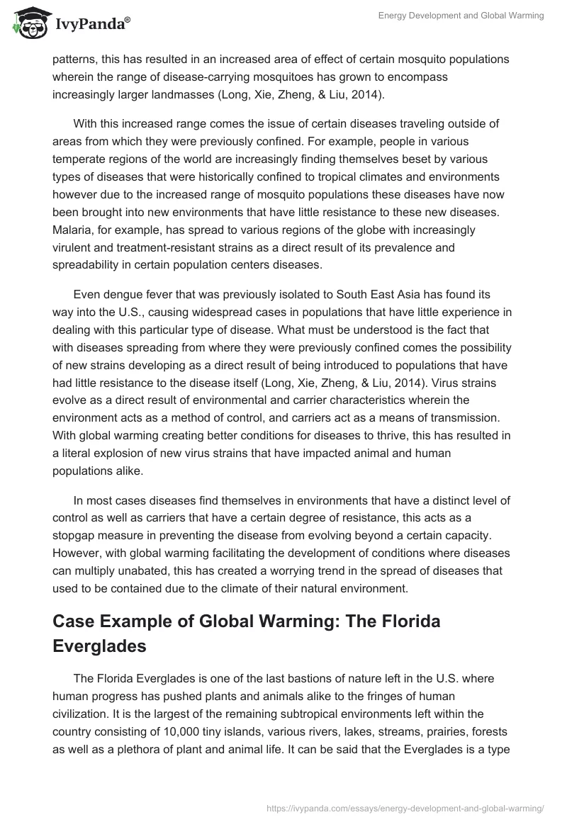 Energy Development and Global Warming. Page 5