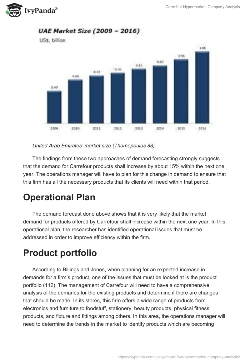 Carrefour Hypermarket: Company Analysis. Page 3