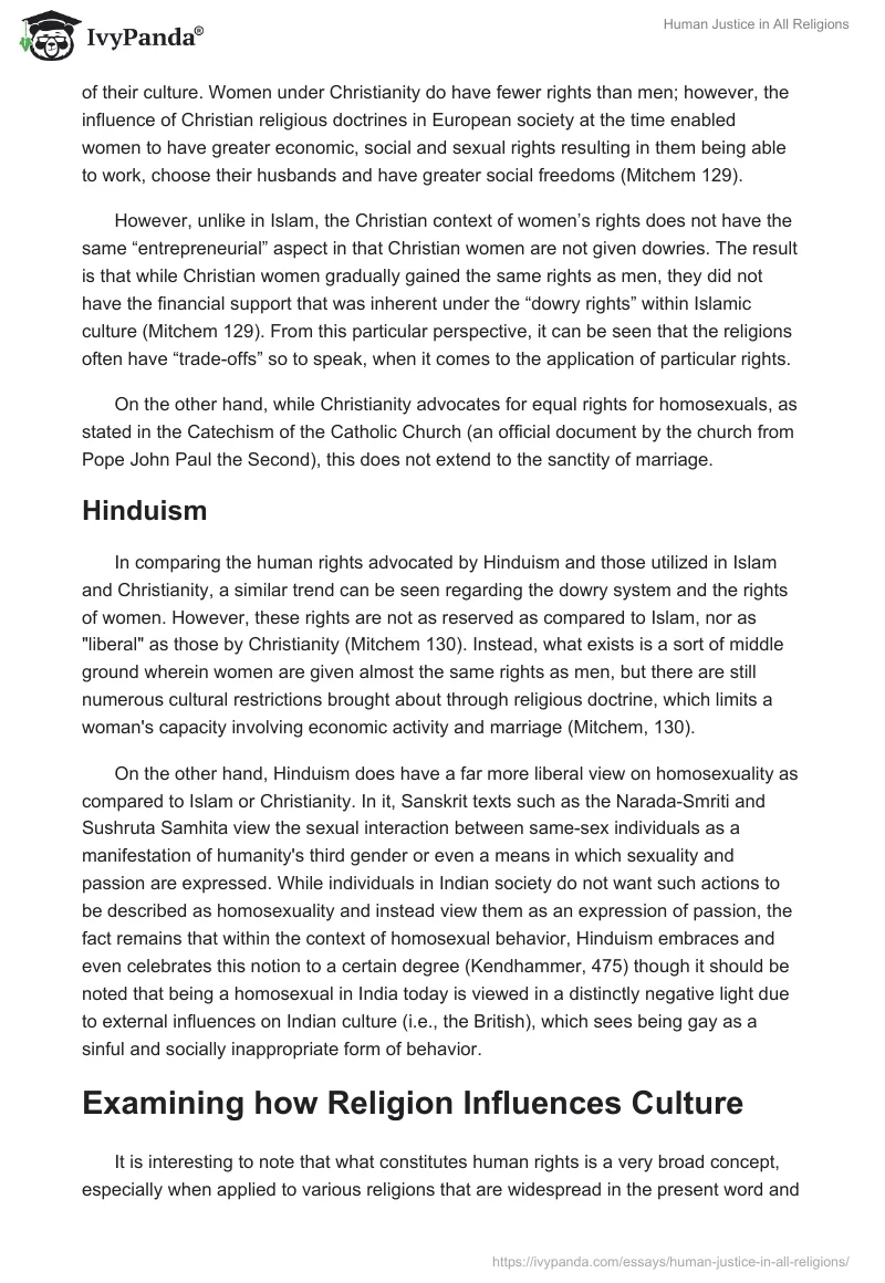 Human Justice in All Religions. Page 3