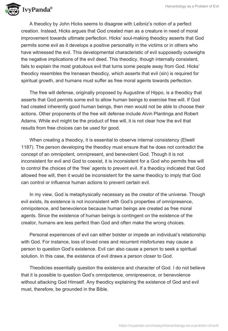 Hamartiology as a Problem of Evil. Page 2