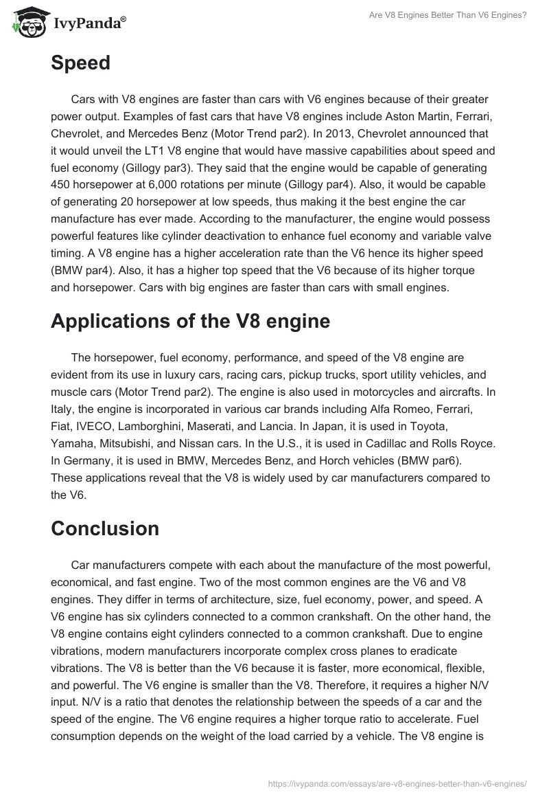 Are V8 Engines Better Than V6 Engines?. Page 4