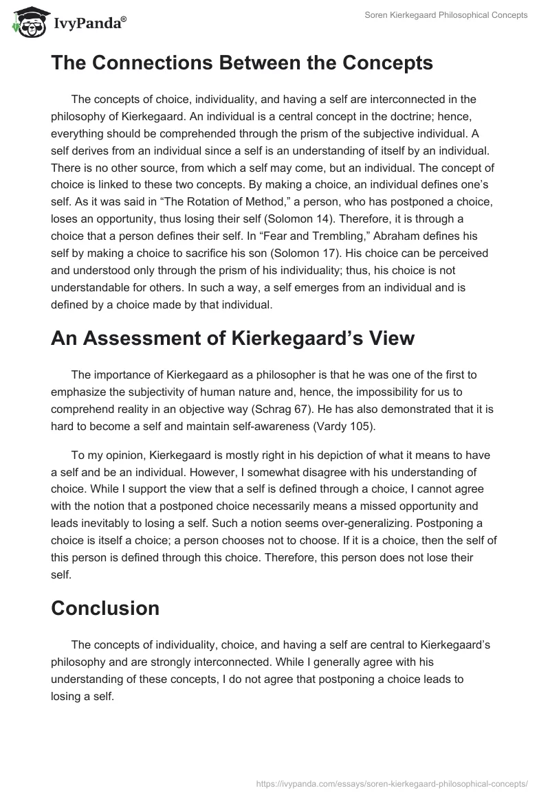 Soren Kierkegaard Philosophical Concepts. Page 3