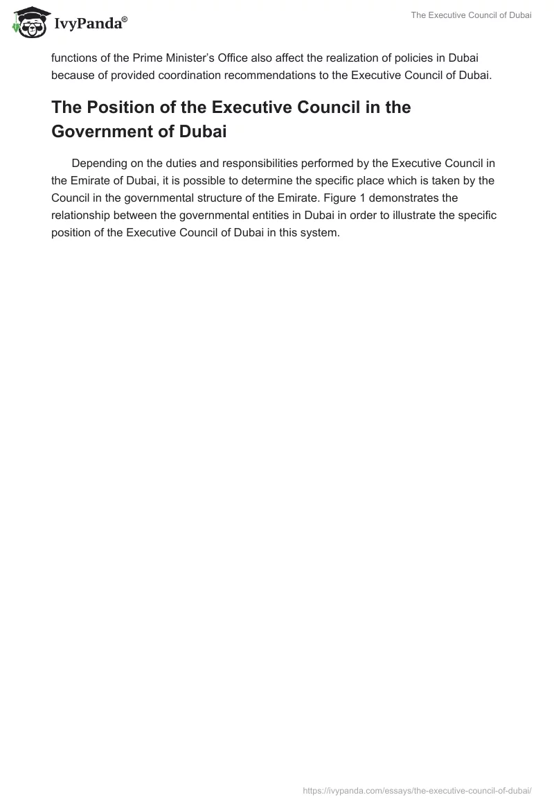 The Executive Council of Dubai. Page 5