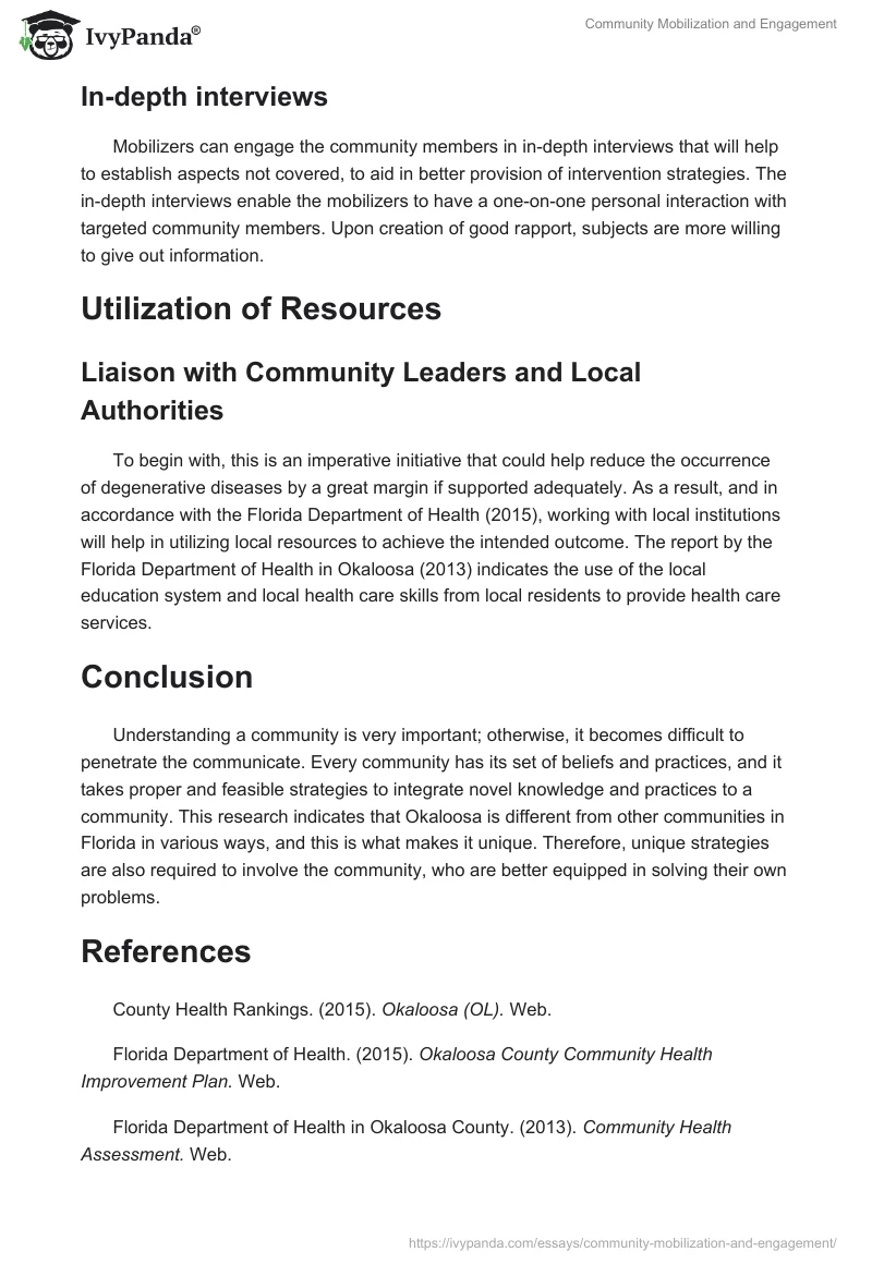Community Mobilization and Engagement. Page 5