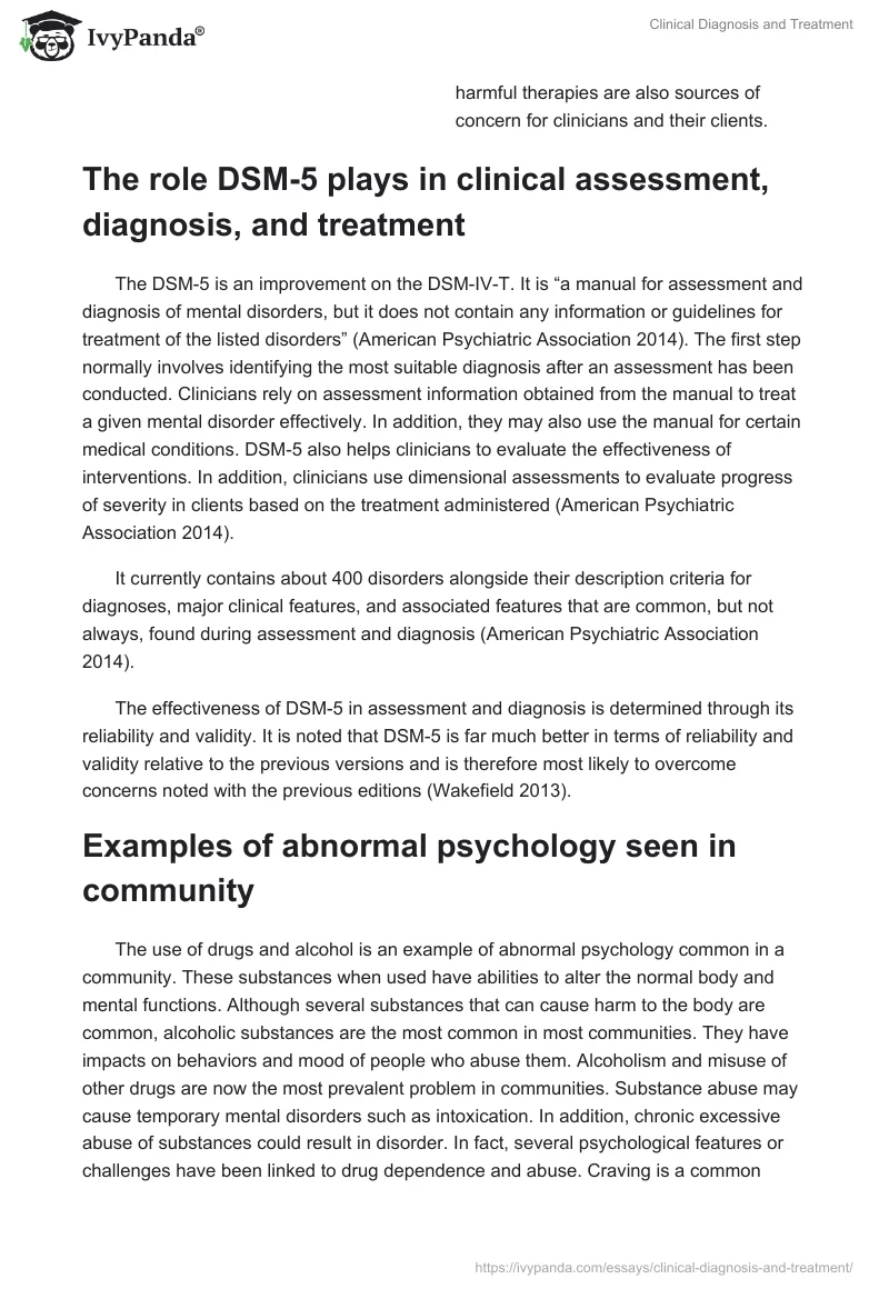 Clinical Diagnosis and Treatment. Page 3