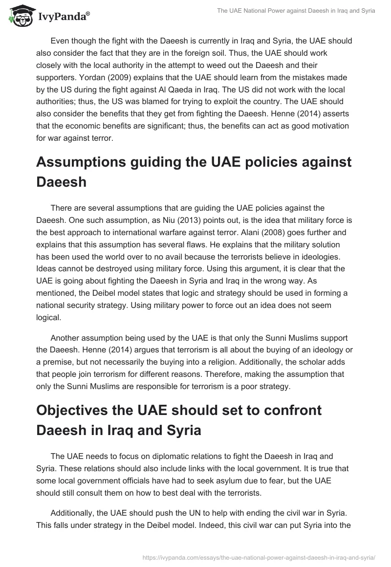 The UAE National Power against Daeesh in Iraq and Syria. Page 2