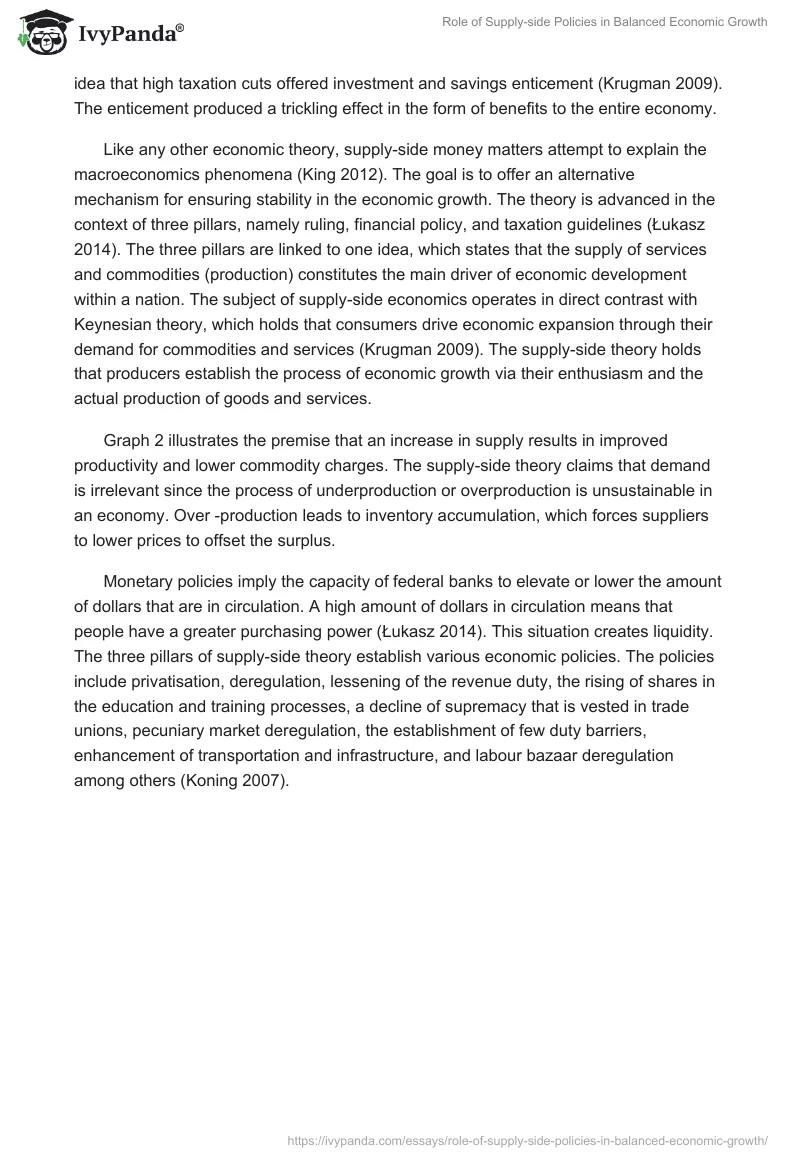 Role of Supply-side Policies in Balanced Economic Growth. Page 4
