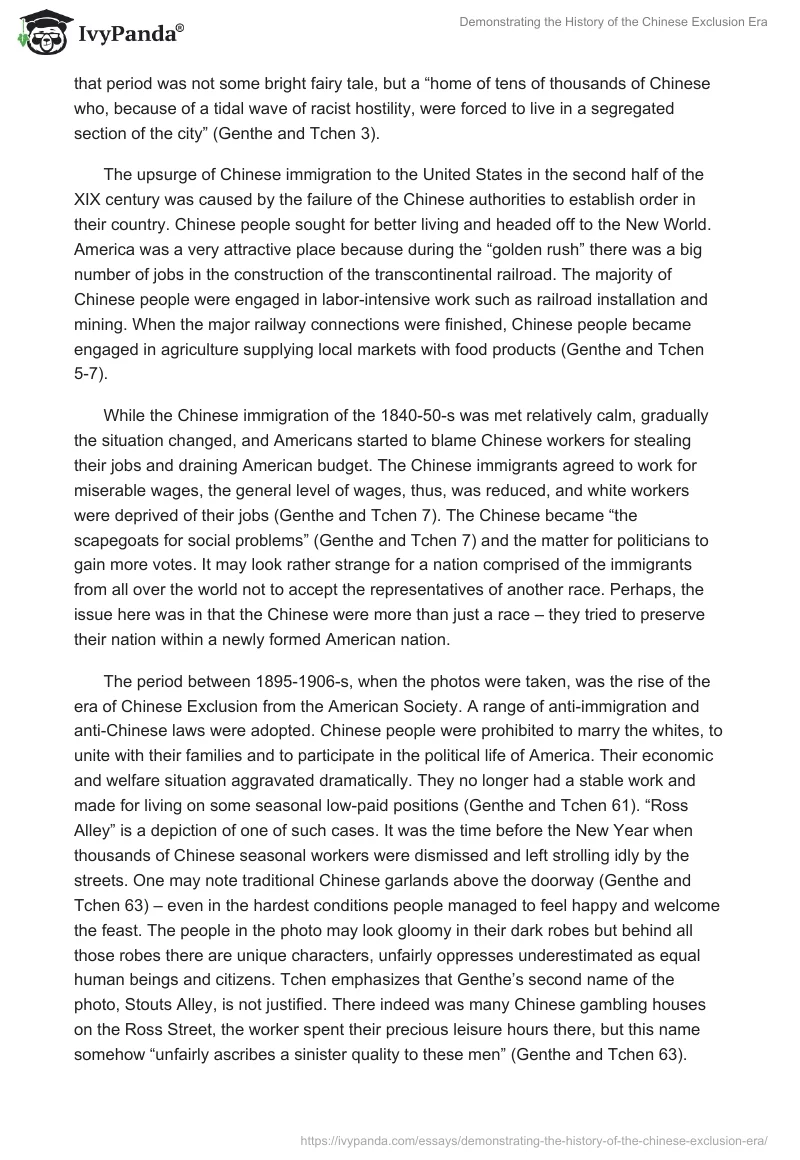 Demonstrating the History of the Chinese Exclusion Era. Page 2