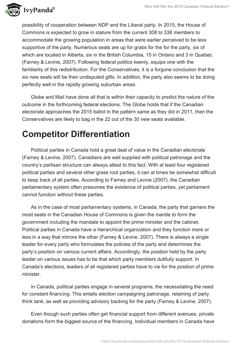Who Will Win the 2015 Canadian Federal Election?. Page 4