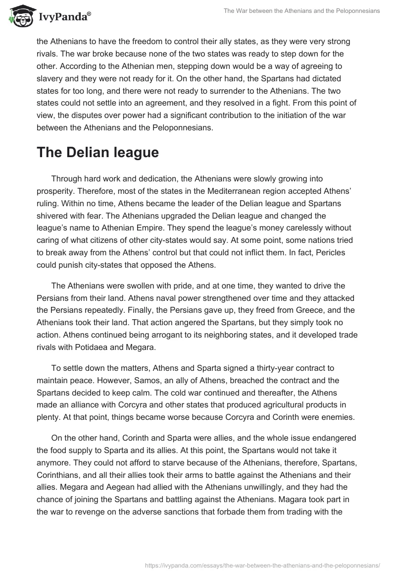 The War Between the Athenians and the Peloponnesians. Page 4
