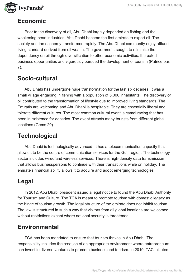 Abu Dhabi Tourism and Cultural Authority. Page 4