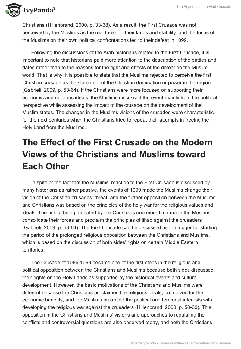 The Aspects of the First Crusade. Page 3
