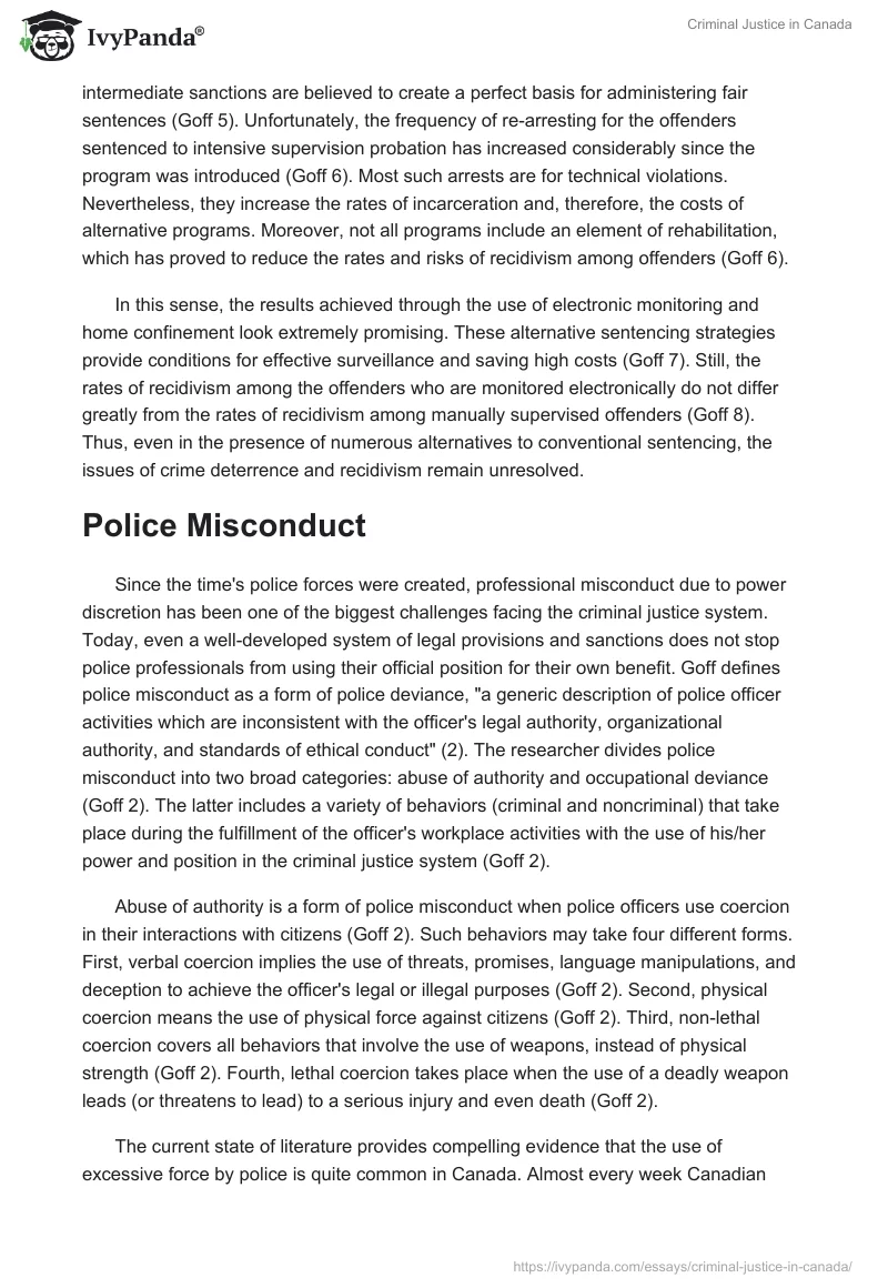 Criminal Justice in Canada. Page 3