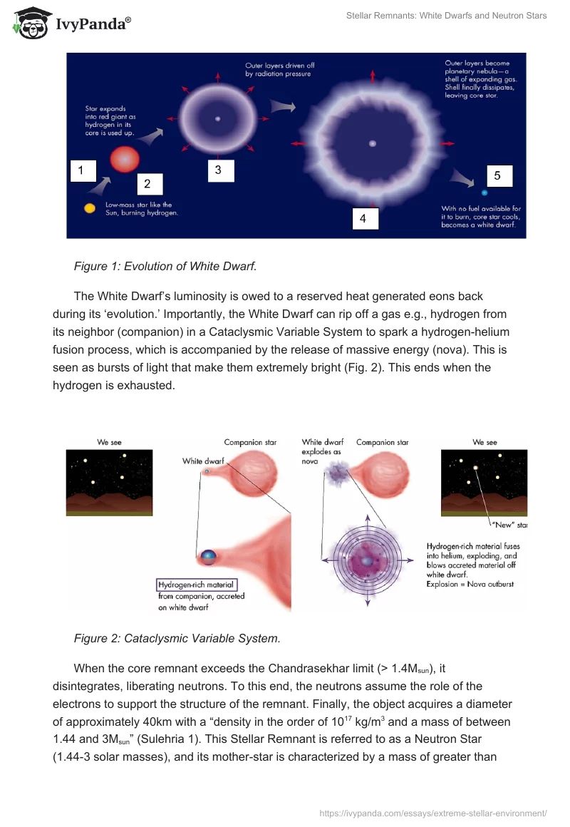 Stellar Remnants: White Dwarfs and Neutron Stars. Page 2