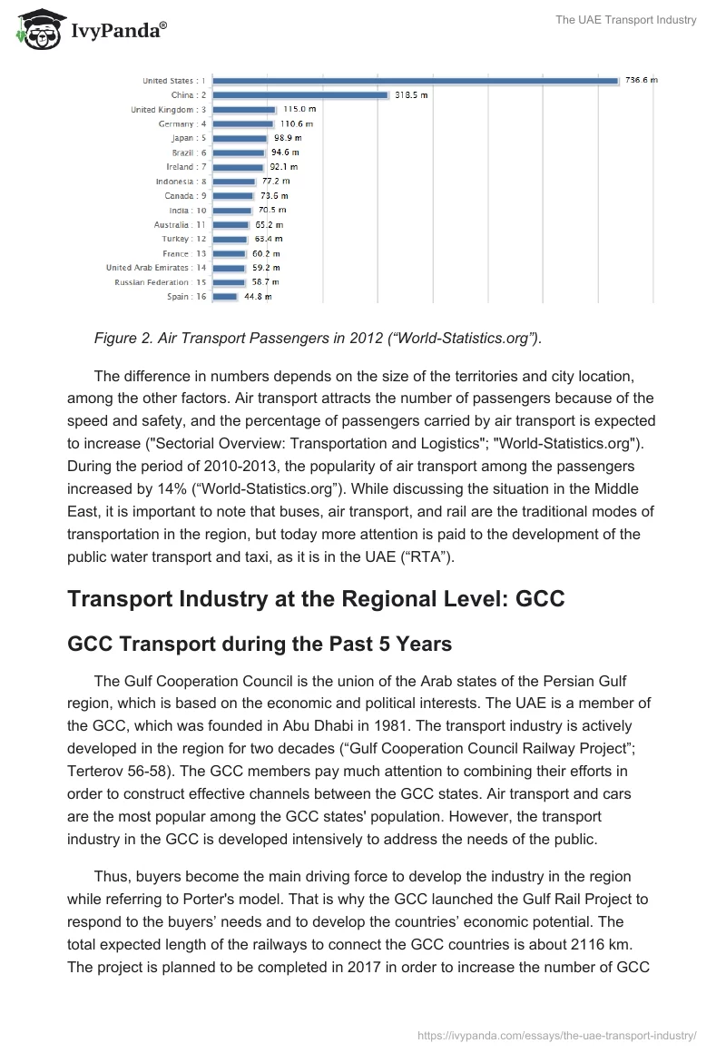 The UAE Transport Industry. Page 5