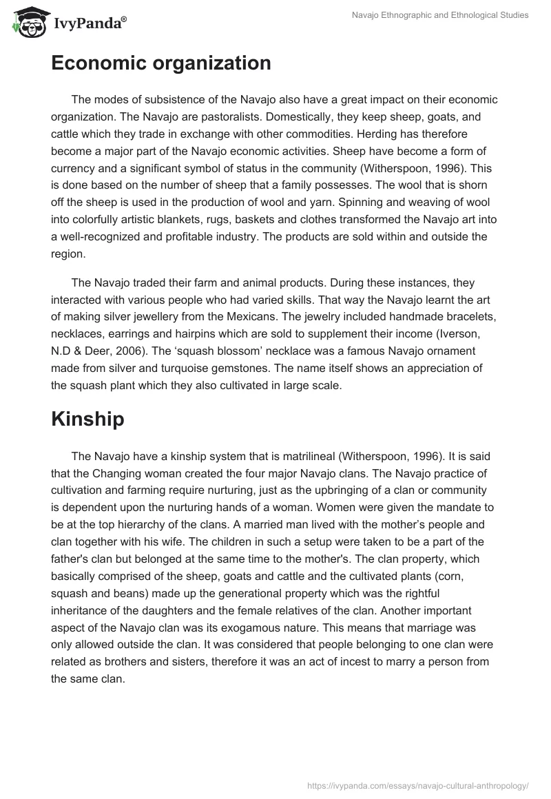Navajo Ethnographic and Ethnological Studies. Page 4