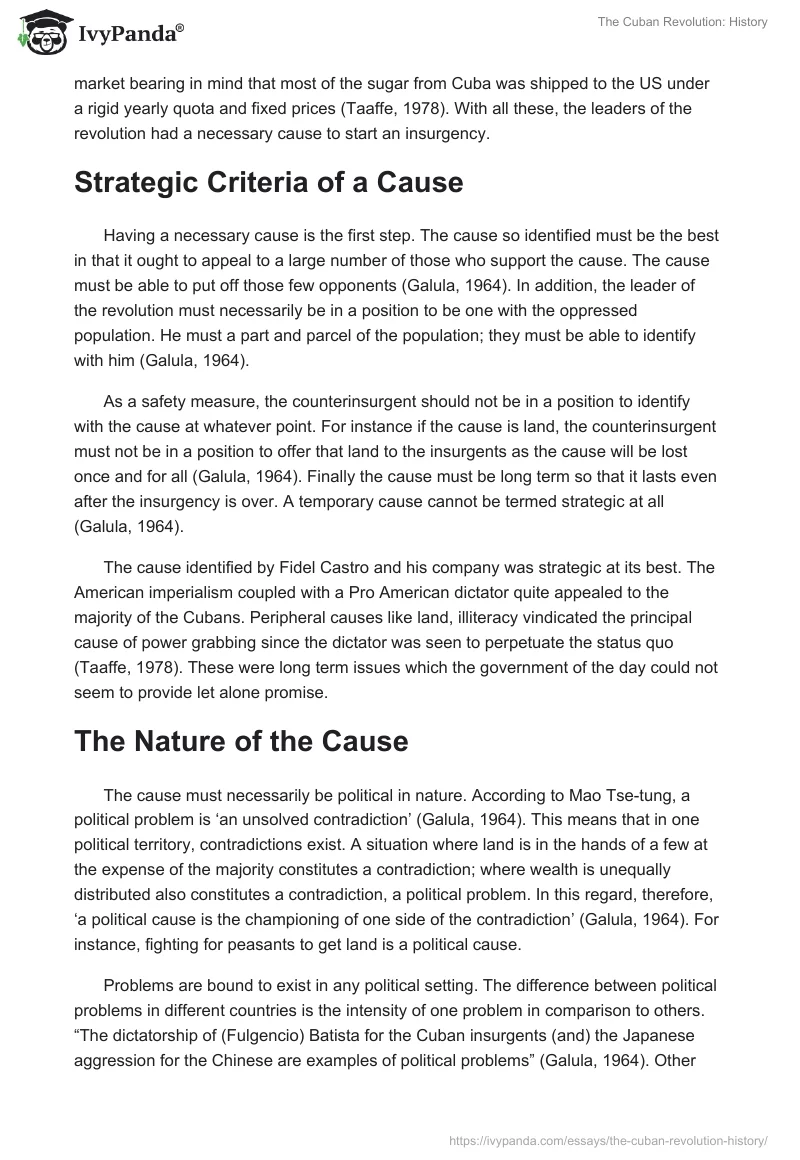 The Cuban Revolution: History. Page 2