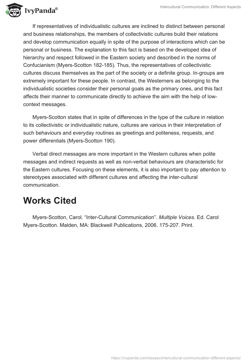 Intercultural Communication: Different Aspects. Page 2