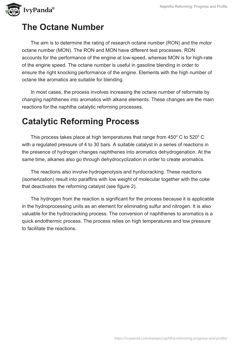 Naphtha Reforming: Progress and Profits. Page 5