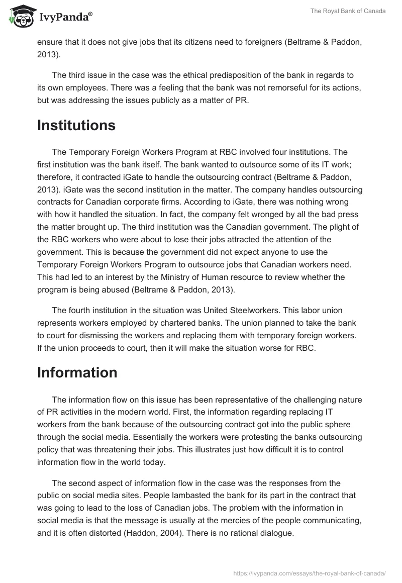 The Royal Bank of Canada. Page 3