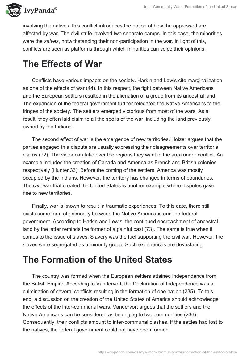 Inter-Community Wars: Formation of the United States. Page 3