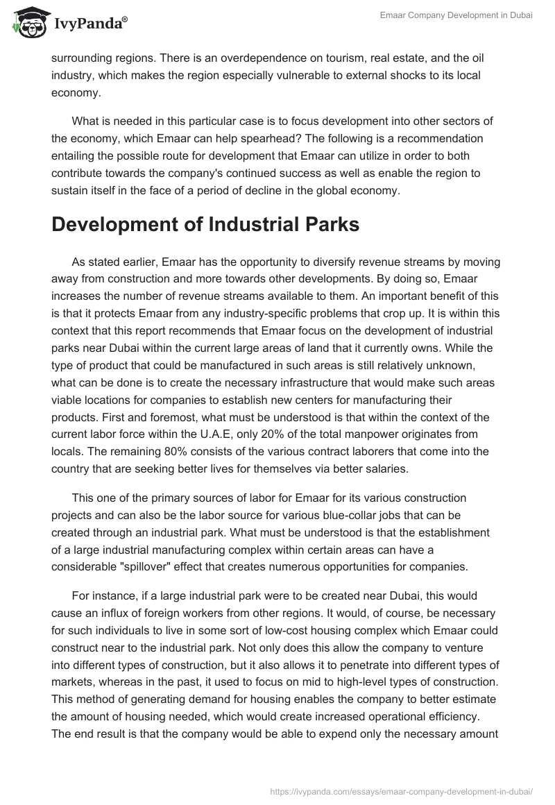 Emaar Company Development in Dubai. Page 2