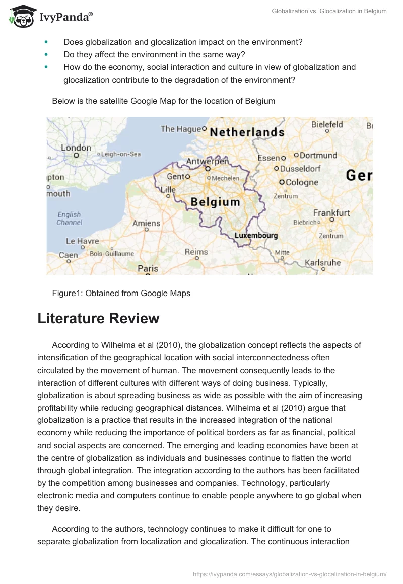 Globalization vs. Glocalization in Belgium. Page 2