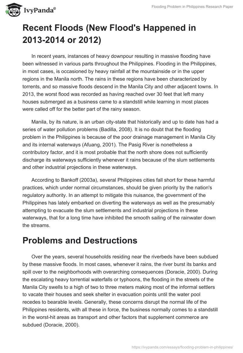 Flooding Problem in Philippines. Page 4