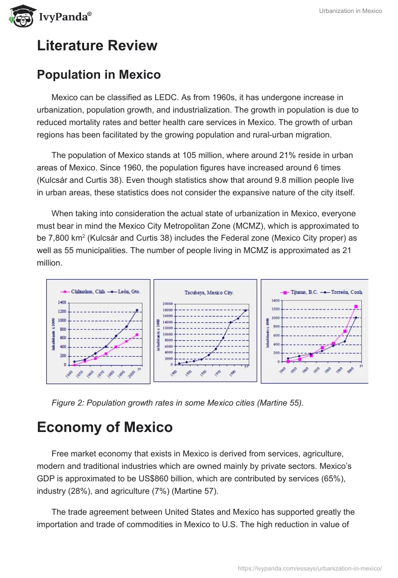 Urbanization in Mexico. Page 2