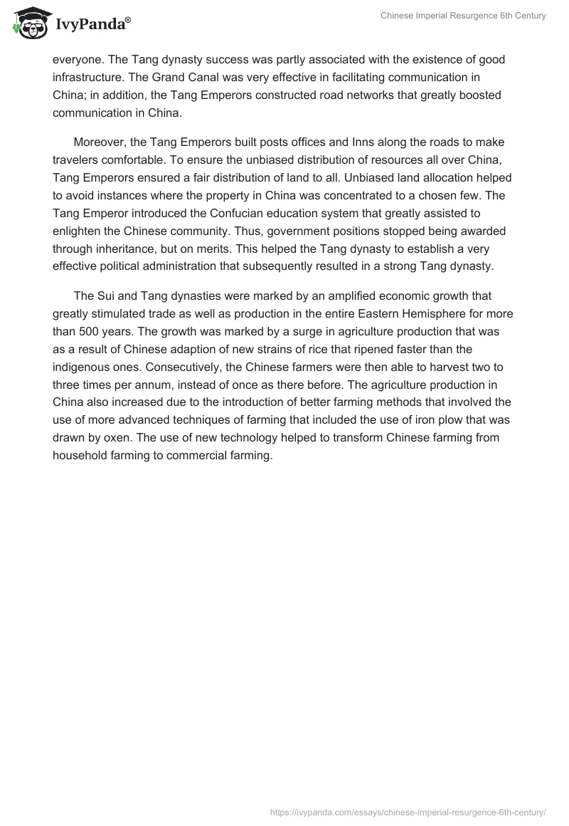 Chinese Imperial Resurgence 6th Century. Page 2