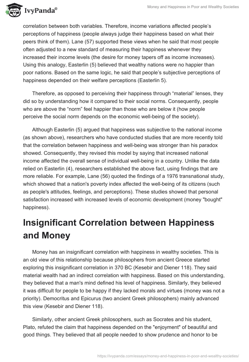 Money and Happiness in Poor and Wealthy Societies. Page 3