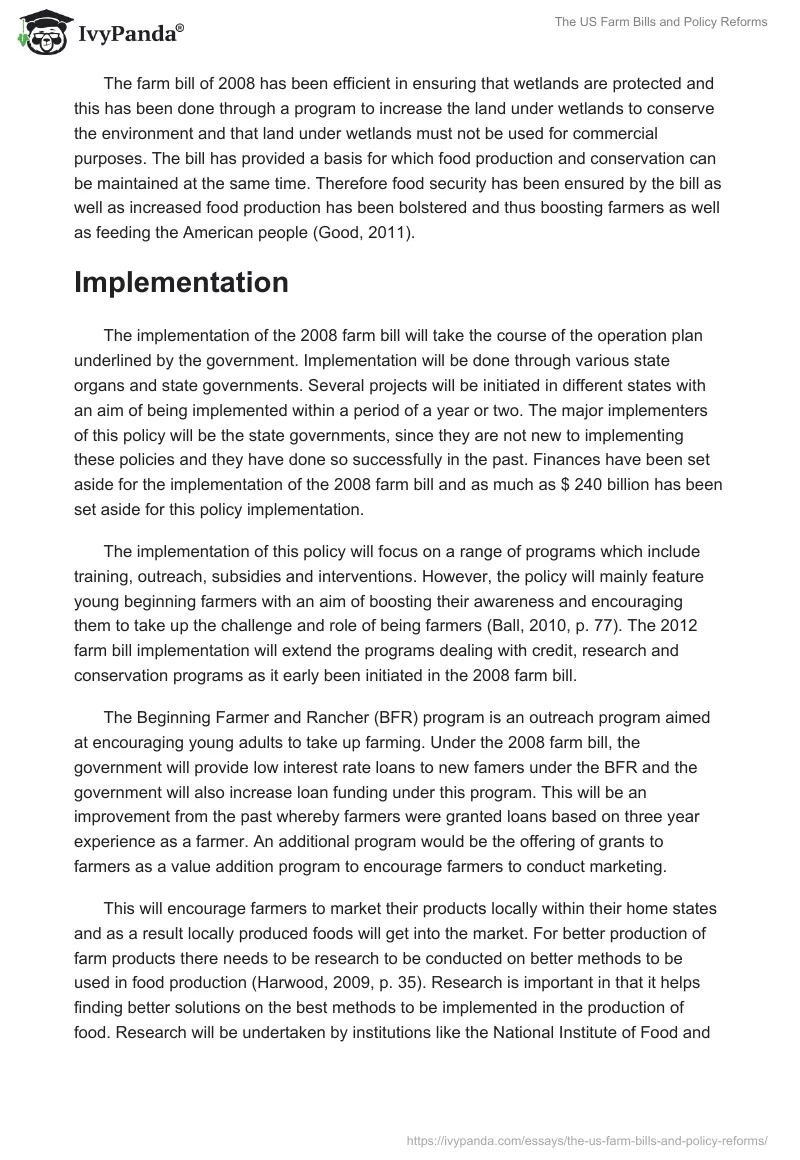 The US Farm Bills and Policy Reforms. Page 5