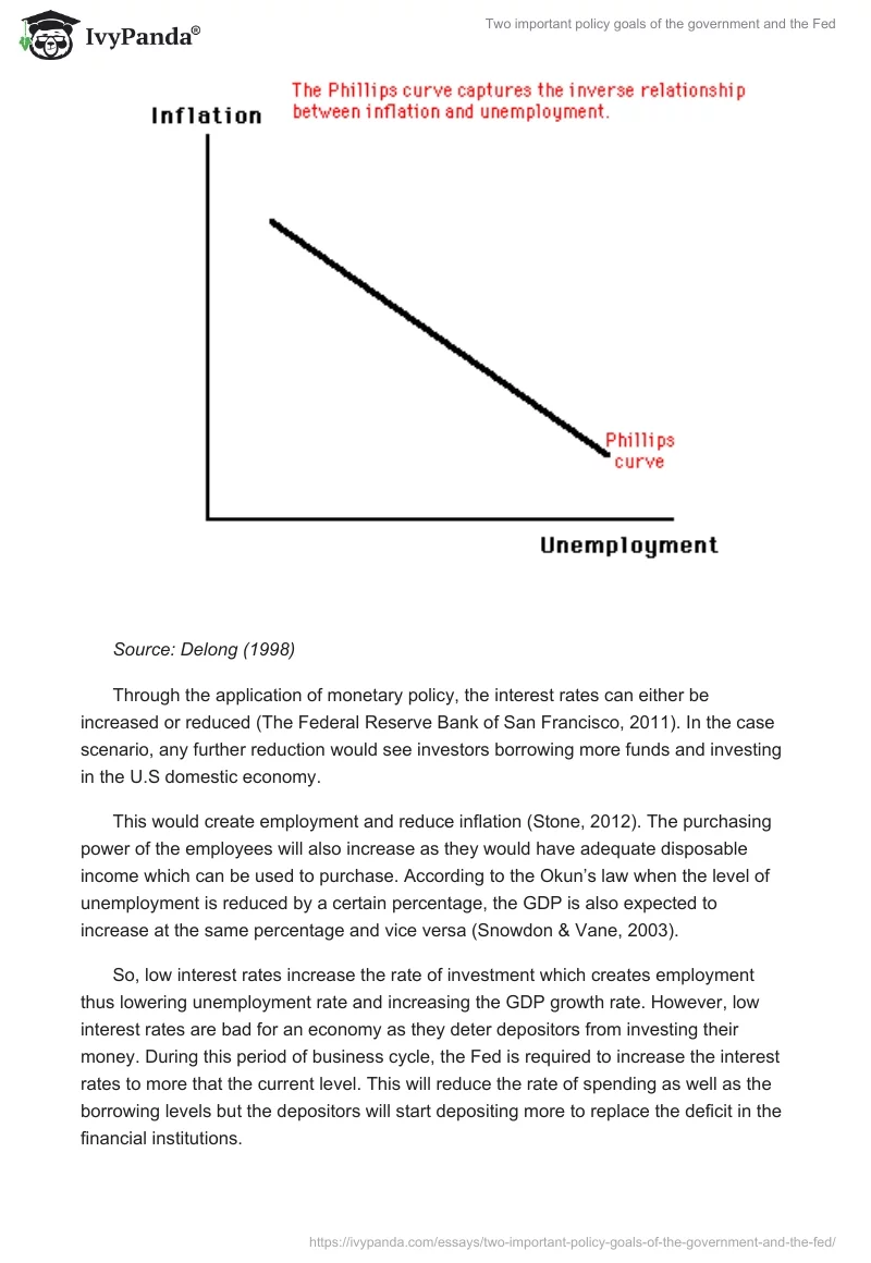 Two important policy goals of the government and the Fed. Page 3