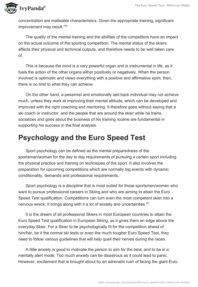 The Euro Speed Test - Mind Over Matter. Page 3