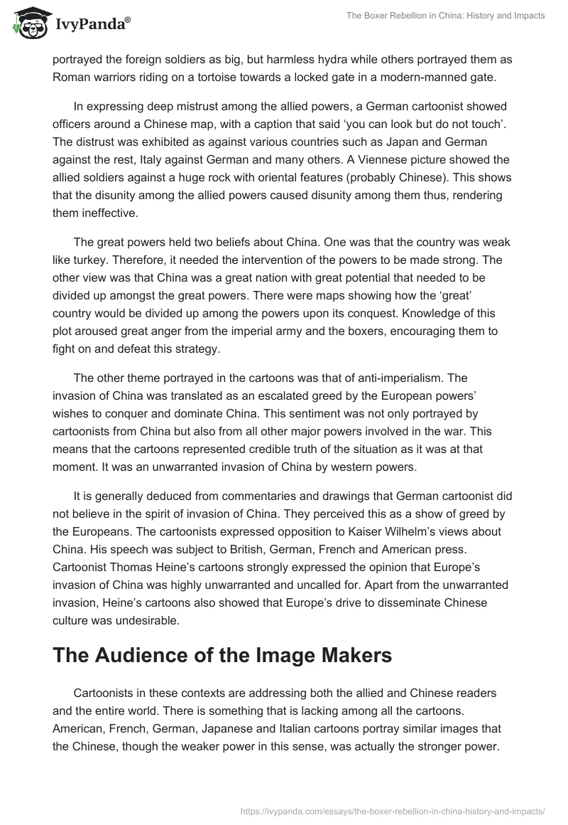 The Boxer Rebellion in China: History and Impacts. Page 4