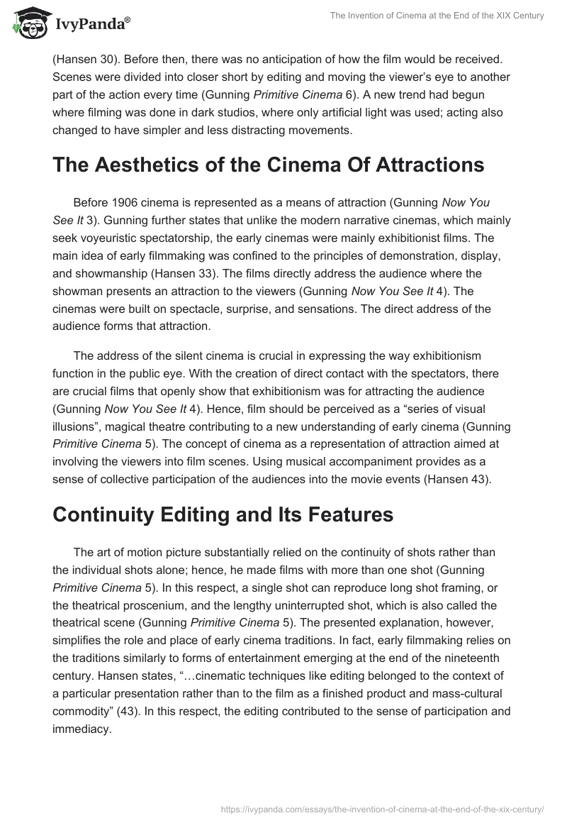 The Invention of Cinema at the End of the XIX Century. Page 4
