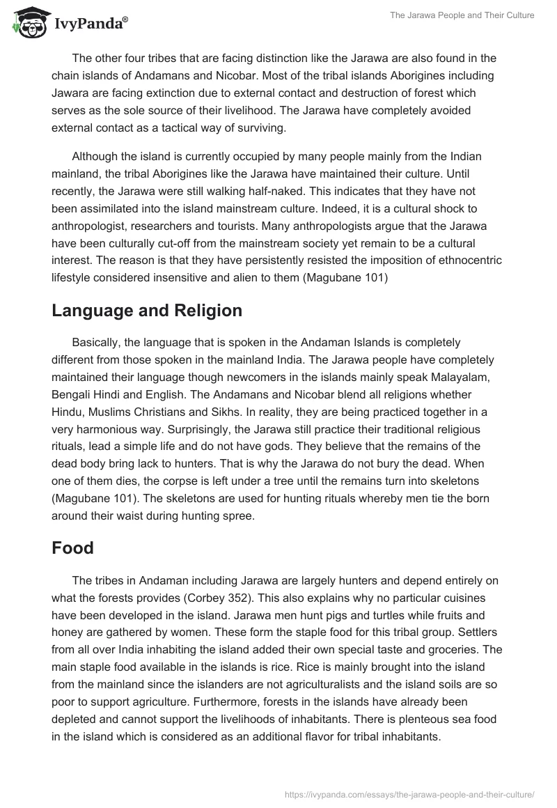The Jarawa People and Their Culture. Page 2