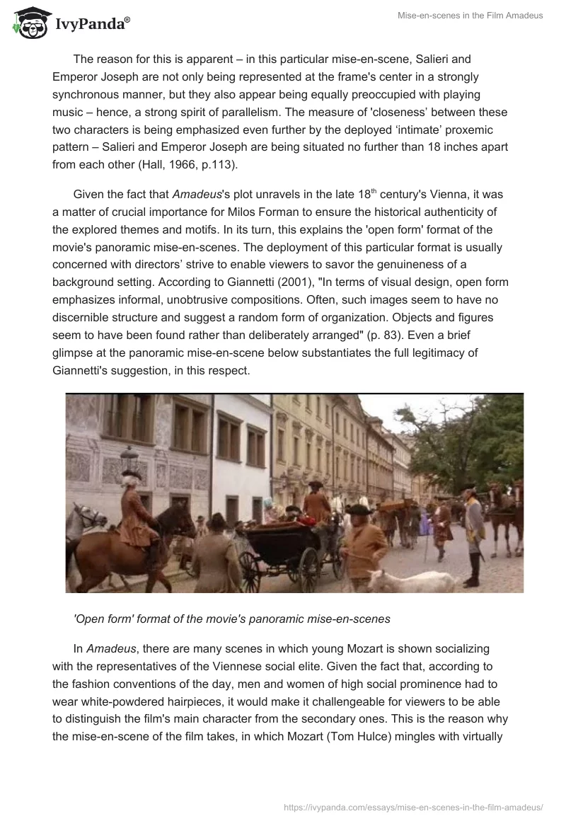 Mise-en-scenes in the Film "Amadeus". Page 3
