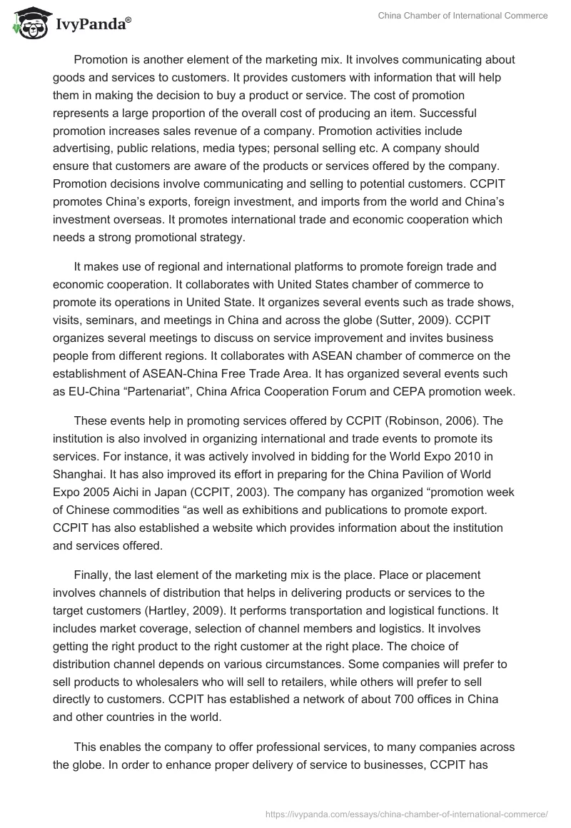 China Chamber of International Commerce. Page 4