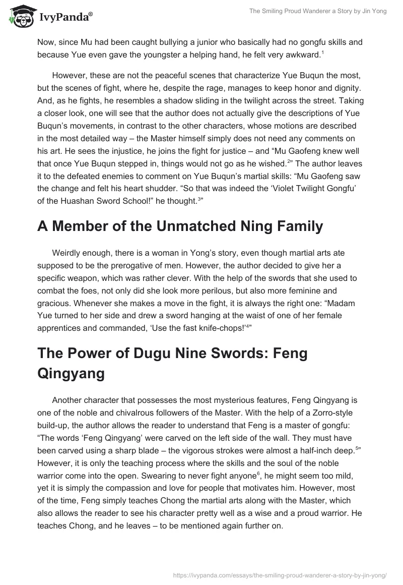 "The Smiling Proud Wanderer" a Story by Jin Yong. Page 2