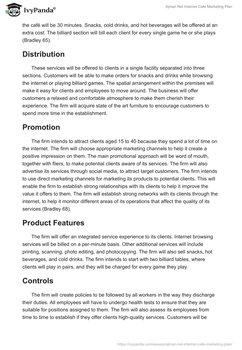 Ajman Net Internet Cafe Marketing Plan. Page 2