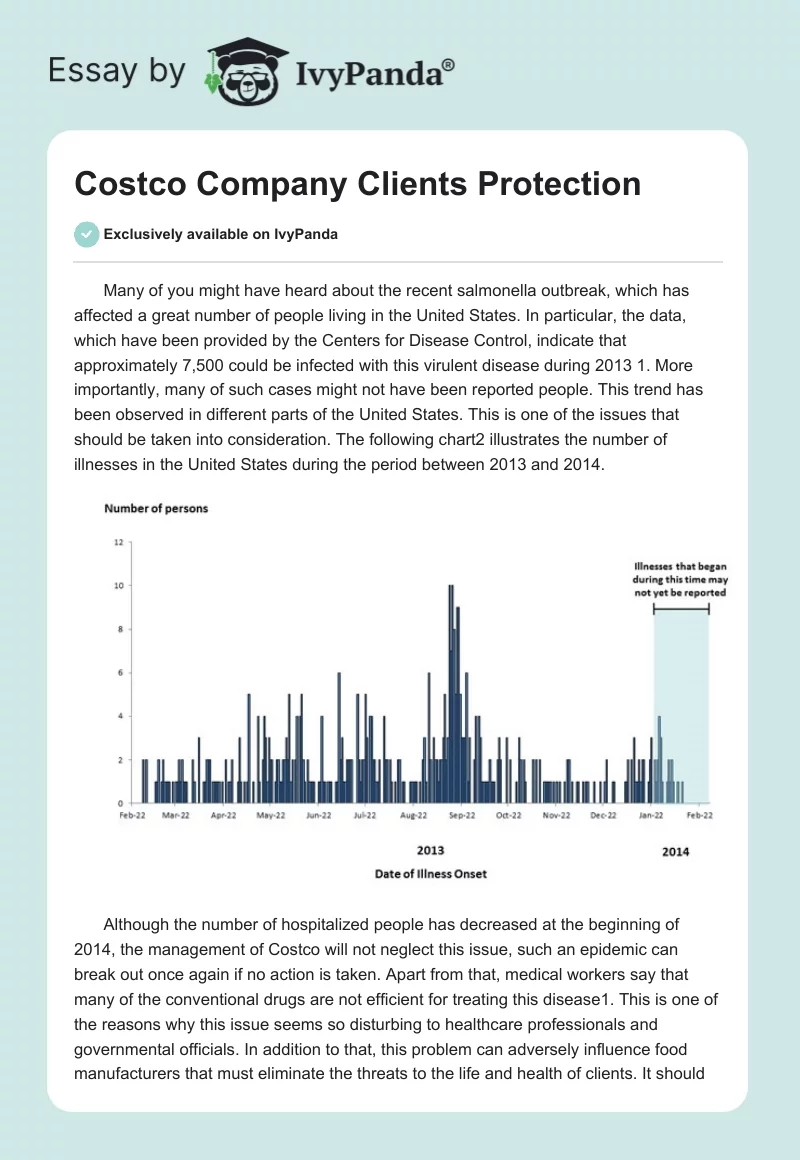 Costco Company Clients Protection. Page 1