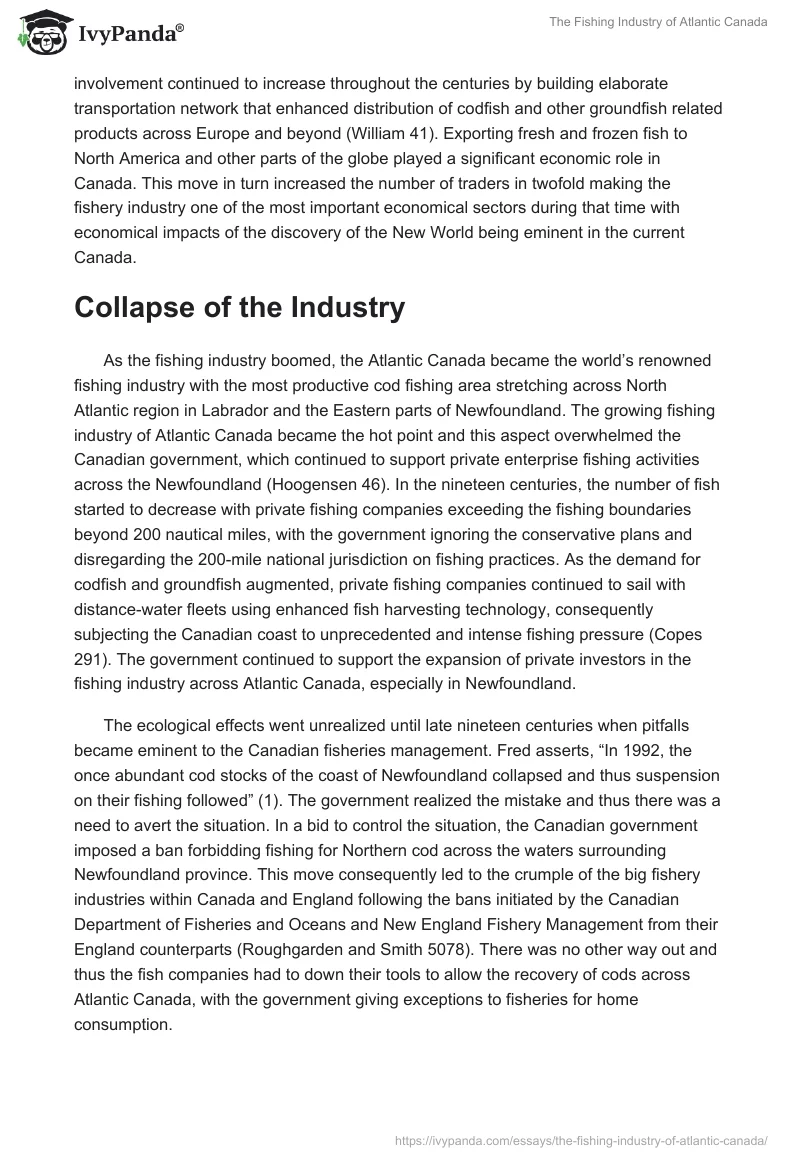 The Fishing Industry of Atlantic Canada. Page 3
