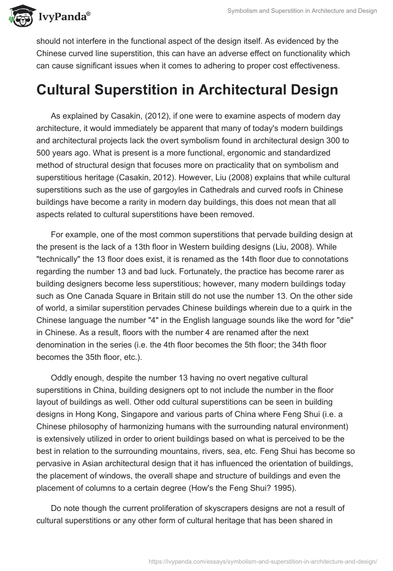 Symbolism and Superstition in Architecture and Design. Page 4