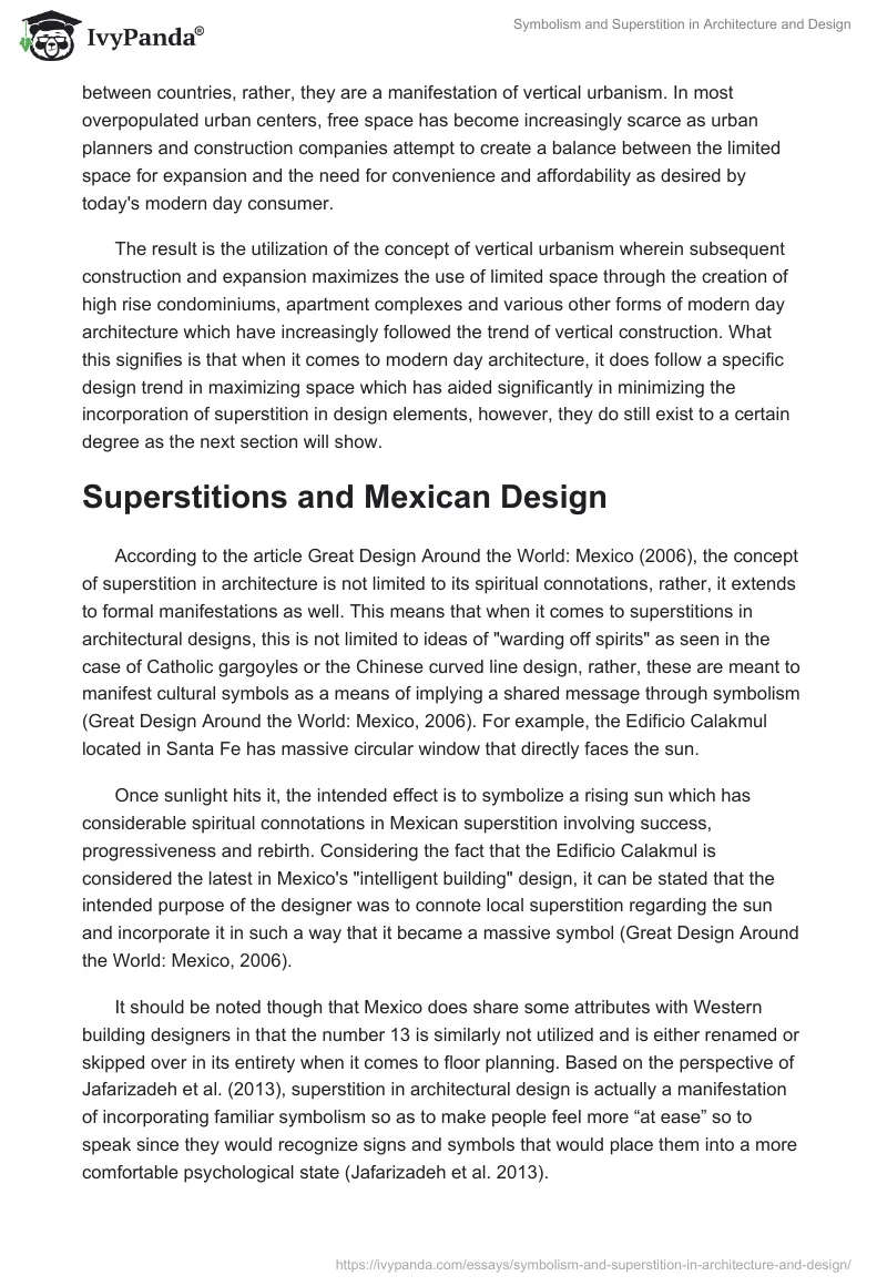 Symbolism and Superstition in Architecture and Design. Page 5