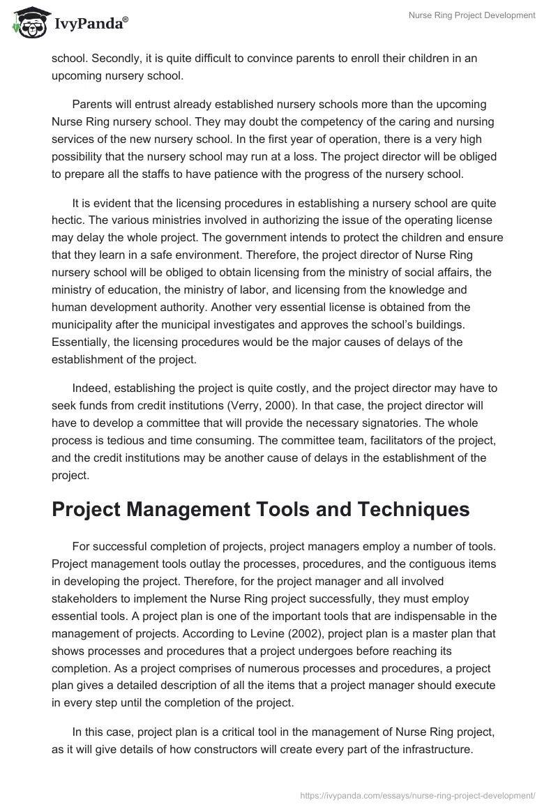Nurse Ring Project Development. Page 3