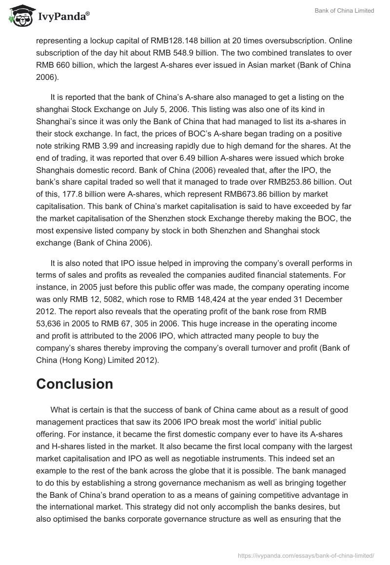 Bank of China Limited. Page 3