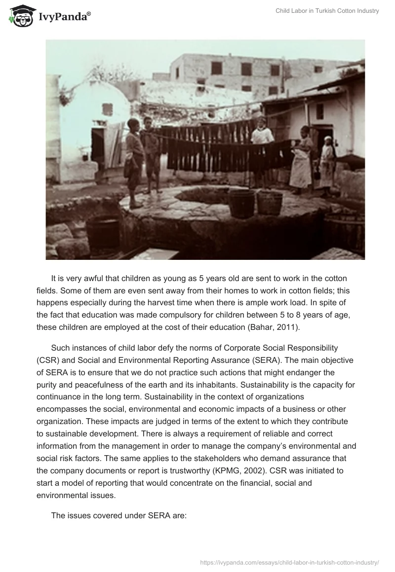 Child Labor in Turkish Cotton Industry. Page 3
