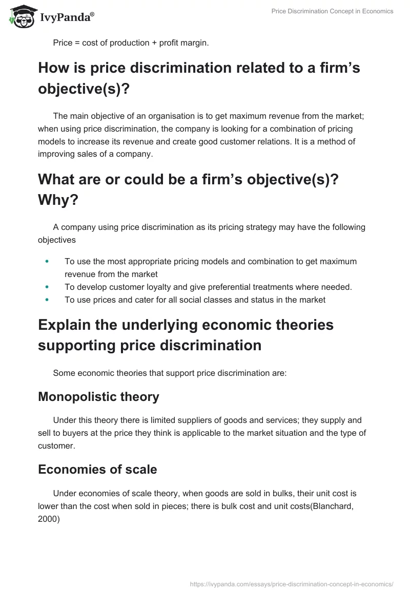 Price Discrimination Concept in Economics. Page 4